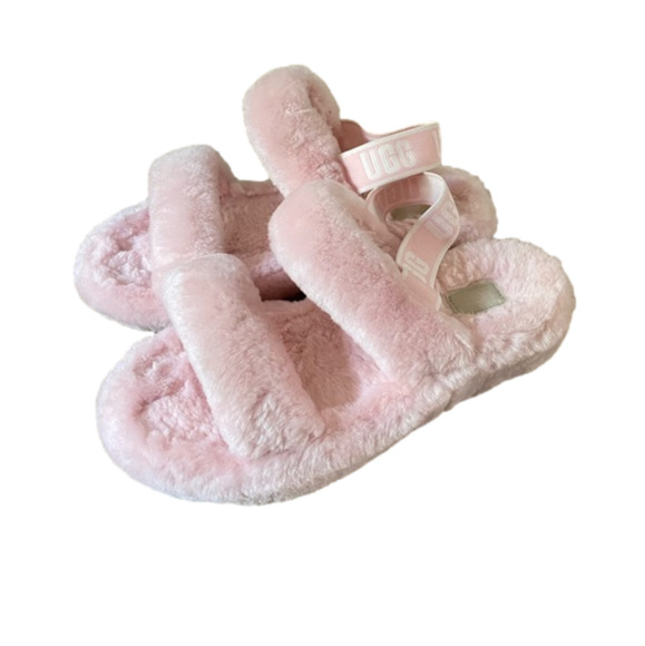 UGG Shoes - UGG Oh Yeah Pink Sheepskin Shearling Women’s Size 11